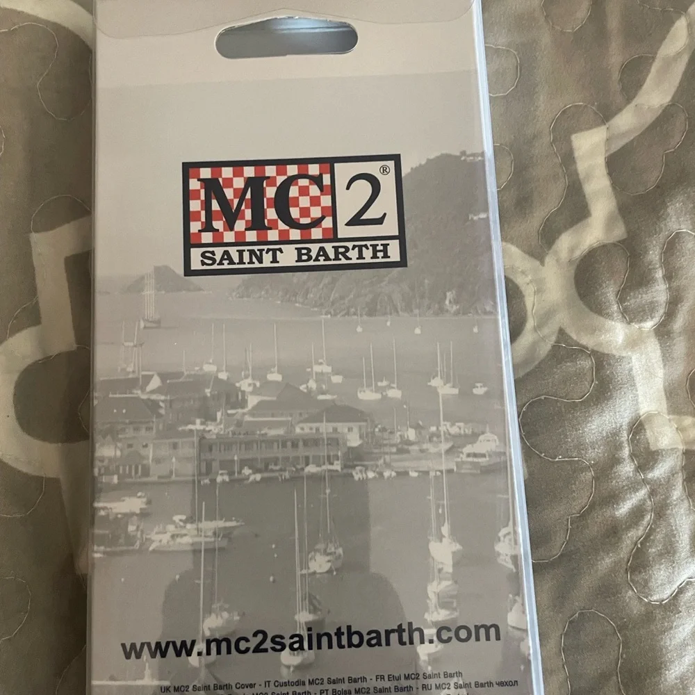 MC2 Saint Barth Black Duck Pattern Phone Cover